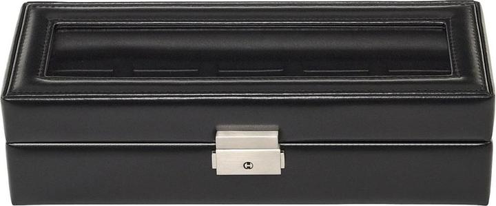 Immagine prodotto Sacher 1115.0104N04 - Custodia per 5 orologi nera esclusiva in pelle nera