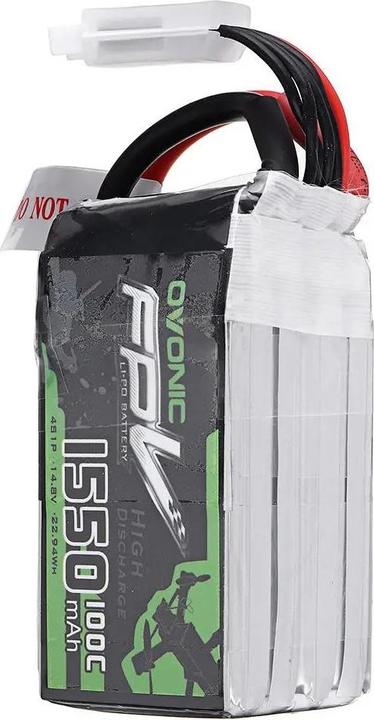 Immagine prodotto AccuCell Batteria 1550mAh 14.8V 100C 4S XT60 per modellismo (14.80 V, 1550 mAh)