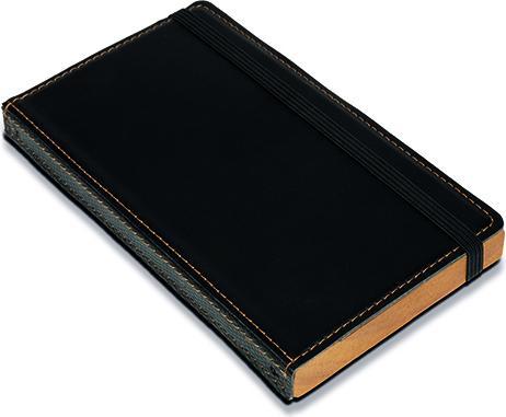 Produktbild Securit Rechnungsmappe WOOD, aus Leder und Holz, schwarz (1 x)