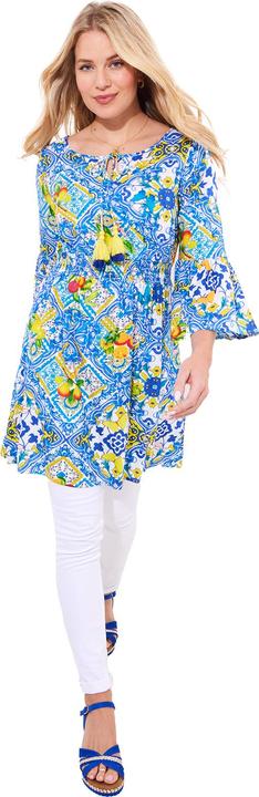 Joe Browns Fruity Tile Shirred Waist Tunic
