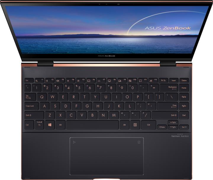 Actual product image ASUS Zenbook Flip S UX371EA HL003R - Flip design - Core i7 1165G7 / 2.8 GHz - Evo - W (13.30", Intel Core i7-1165G7, 16 GB, 1000 GB, DE)