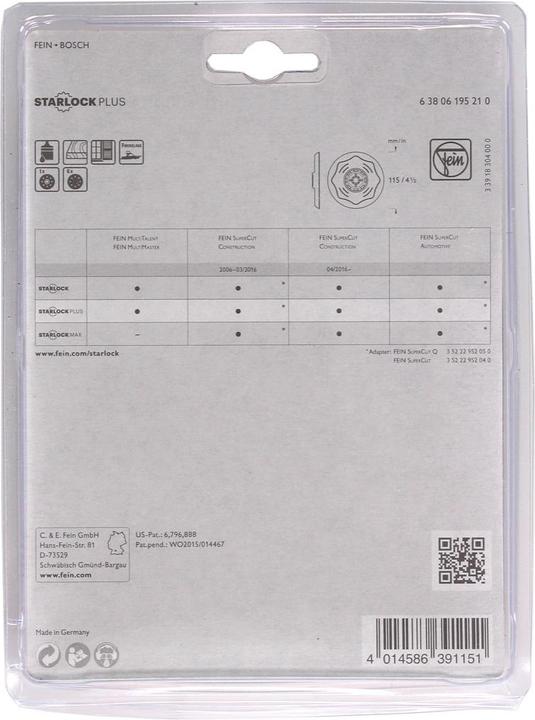 Actual product image Fein Grinding set (60, 80, 180)