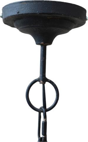 Actual product image Chic Antique Factory ceiling lamp adjustable, antique black (E27)