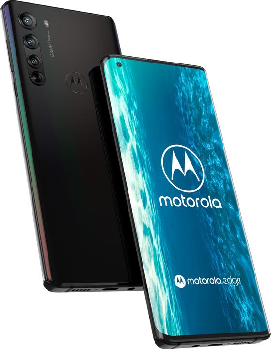Produktbild Motorola Edge (128 GB, Solar Black, 6.70", Hybrid Dual SIM, 64 Mpx, 5G)