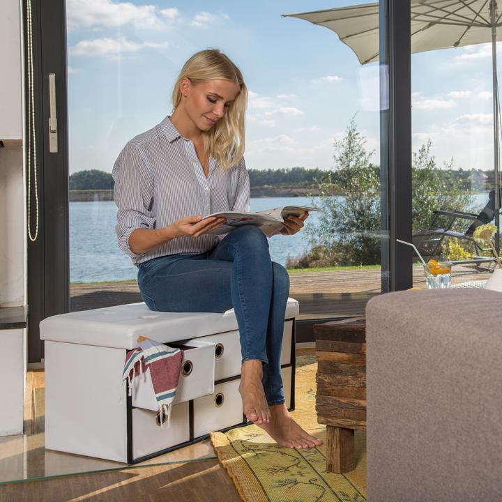 Actual product image Relaxdays Storage Bench (76 cm)
