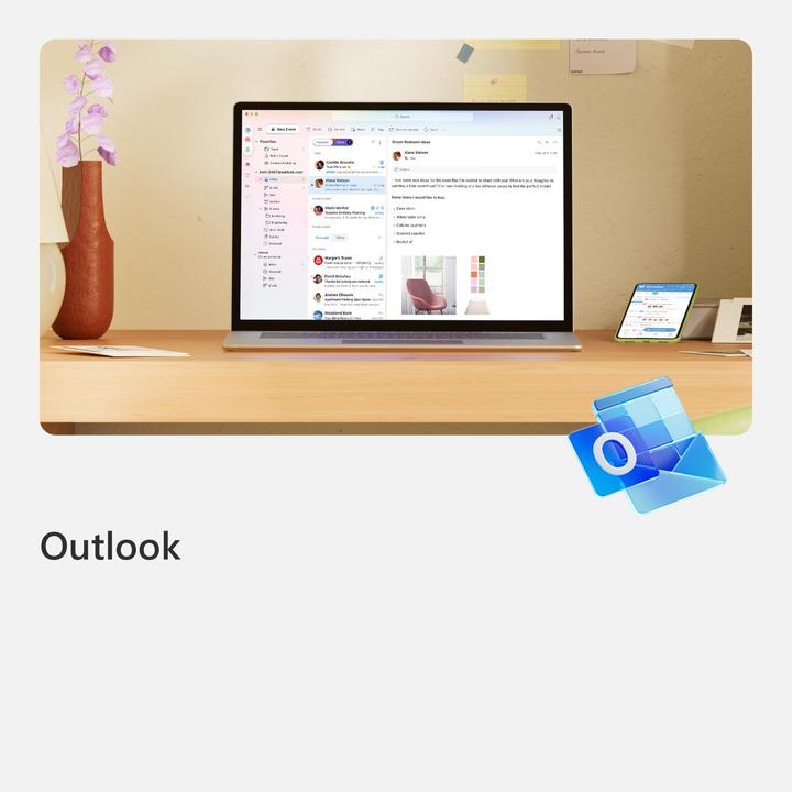 Actual product image Microsoft Office 365 Personal German (1 User, 12 months)