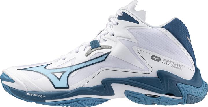 Mizuno Wave Lightning Z8青 シューズ　マッキー ウエーブライトニング Z8 MID(バレーボール)|V1GA2405|シューズ