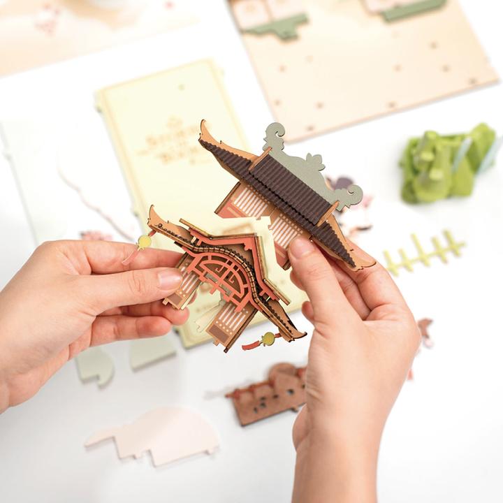 Immagine prodotto Robotime Casa minuscola - Kit casa libreria in legno : Falling Sakura