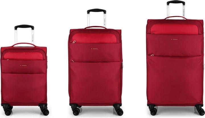 Gabol Cloud 4 Rollen Kofferset 3-teilig mit Dehnfalte (210 l, XL (ab 115l))