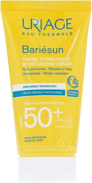 Actual product image Uriage HydrataÄnÃ krém na opalovánÃ pro citlivou pokoÅ¾ku SPF 50+ Bariesun (Moisturising Creation (Suntan cream, SPF 50+, 50 ml)