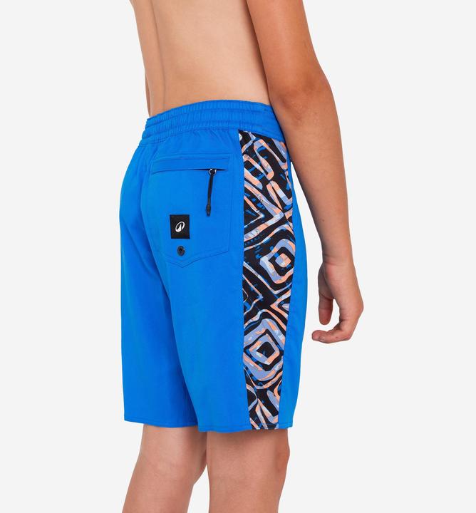 Actual product image Olaian Boardshorts Surfen Jungen 900 Band blau (140)