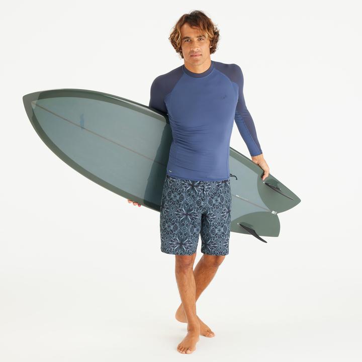 Immagine prodotto Olaian UV-Shirt langarm Surfen Herren UV-Schutz 50+ 500 graublau (XXL)