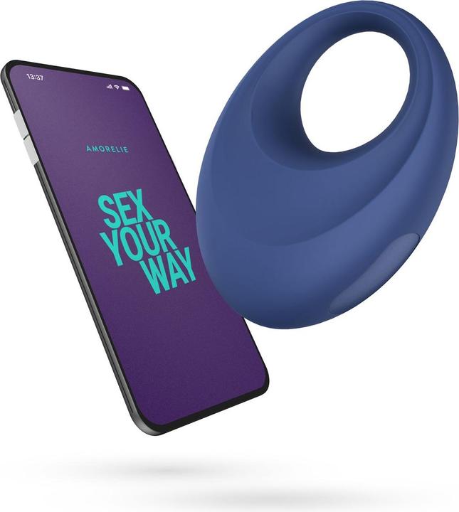 Image du produit Amorelie Grow Anneau pénien contrôlé par application (3.20 cm)