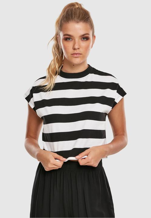 Image du produit Urban Classics Ladies Stripe Short Tee (XS)