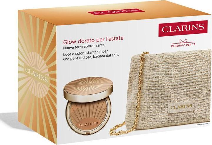 Actual product image Clarins Bronzing Compact + Pouch (Self tanning cream)
