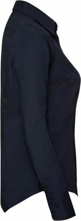 Produktbild Russell Collection Popelin Bluse Hemd Langarm pflegeleicht tailliert (M)