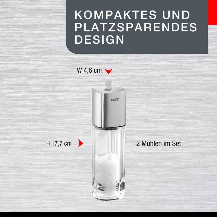 Produktbild GEFU Dueto (Pfeffer, Salz)