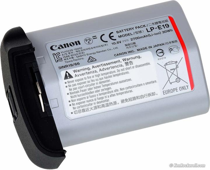 Produktbild Canon LP-E19 Batteriepack (Kamera Akku)