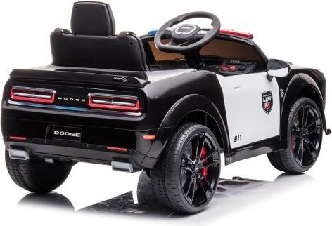 Produktbild Es-toys Kinderfahrzeug - Elektro Auto "Dodge Challenger Polizei" Lizenziert - 12V7A Akku,2 Motoren- 2,4Ghz + (12 V)