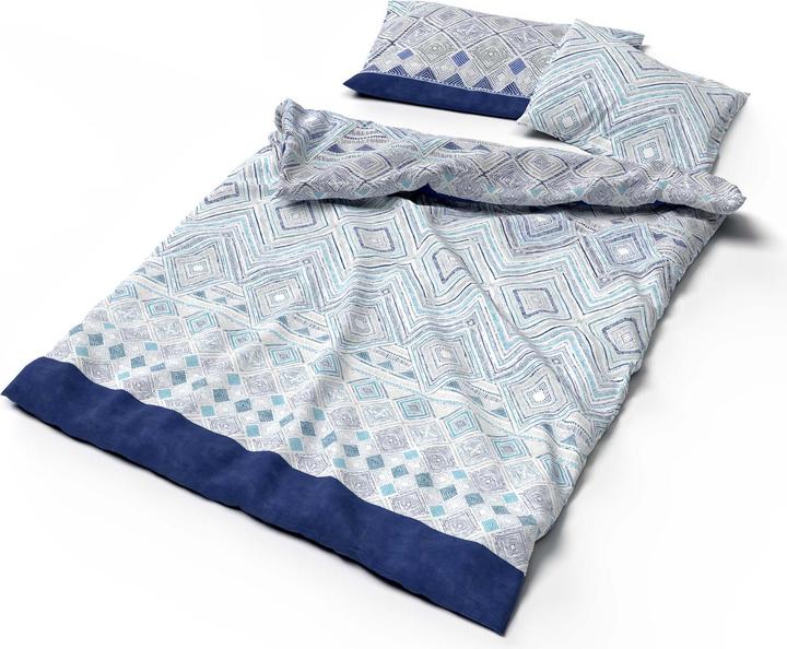 Image du produit Lotus Bettwaren Literie Bambou Lindsey turquoise (Housse de couette, 200 x 210 cm)