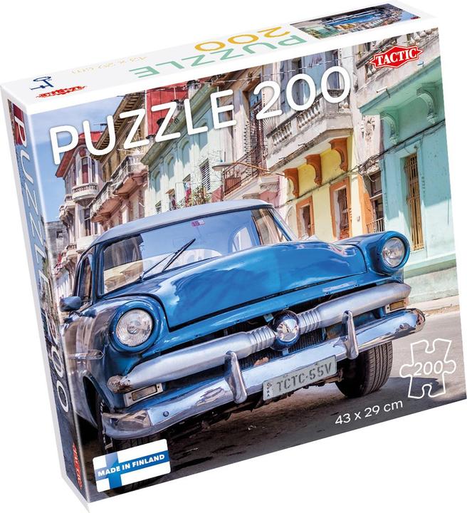 Produktbild Tactic Puzzle Oldtimer in Havanna, 200 Teile. (200 Teile)