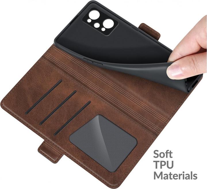 Actual product image Screenguard Realme GT Neo2 CardLounge Leather Case (Realme GT Neo 2)