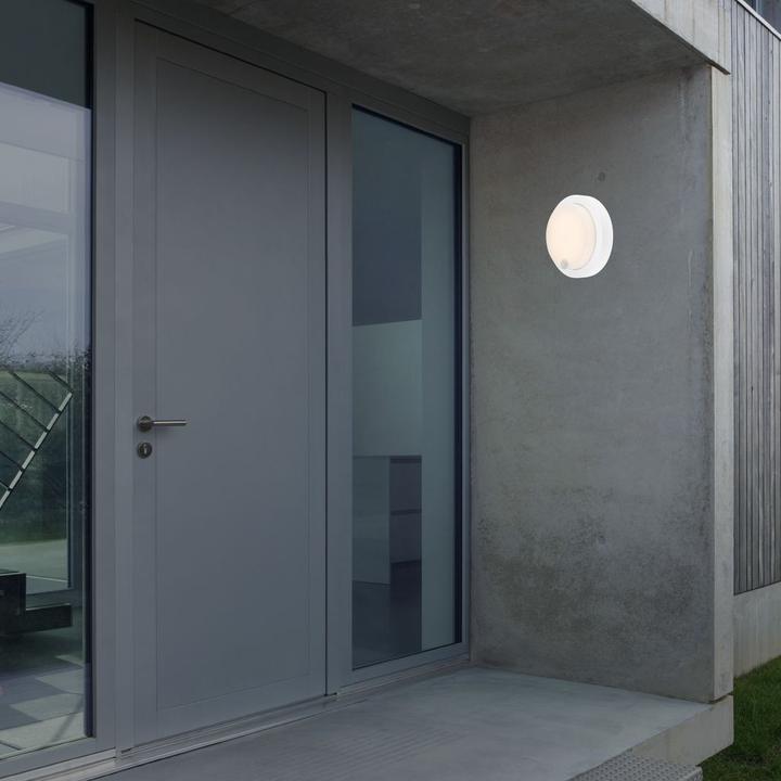 Produktbild Briloner Akku LED Aussenwandleuchte,Sensor,weiss,LED/4W (700 lm, IP44)