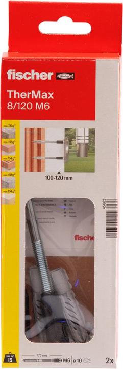 Image du produit Fischer TherMax 8/120 M6 (2) (2 pcs)