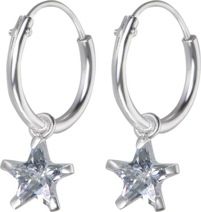 Bijouteria Kinder Ohrringe (Zirkonia, Silber 925)