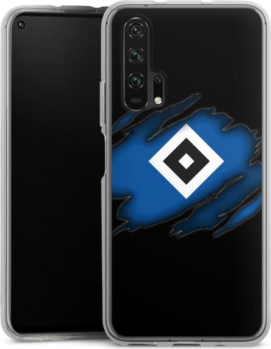Produktbild DeinDesign Silikon Hülle für Huawei Honor 20 Pro Handyhülle Case Smartphone Schutzhülle HSV Hamburger SV (Honor 20 Pro)