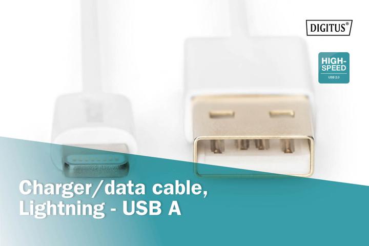 Produktbild Digitus DB-600106-010-W (1 m, USB 2.0)