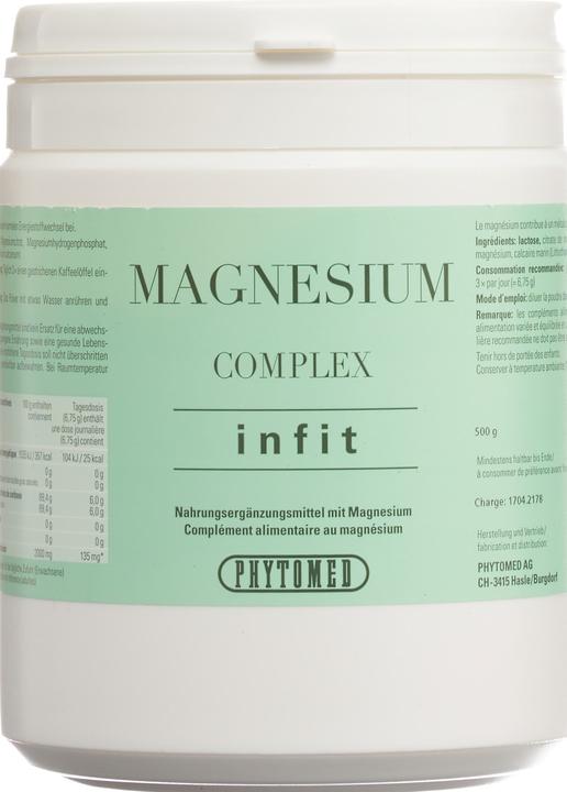 Produktbild Phytomed Infit Magnesium-Complex Pulver (1 Stück, Pulver, 500 g)