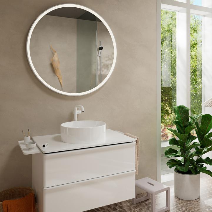 Actual product image hansgrohe Tecturis S single lever basin mixer 240 Fine CoolStart water saving+for countertop washbas