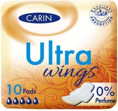Actual product image GoForm Carin Ultra Wings Sanitary Napkins 10Pcs (10 x)