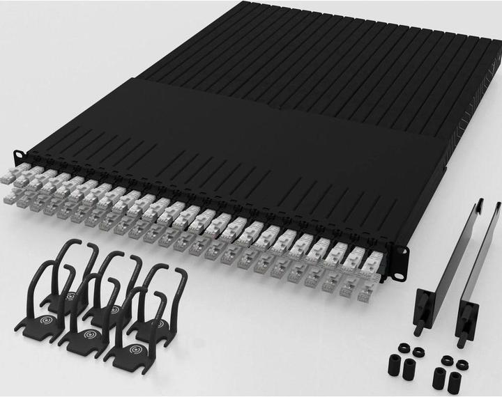 Produktbild PATCHBOX one / 30RU / Cat 6A, UTP, 1.8 m, Grau (U/UTP, CAT6a, 1.80 m)