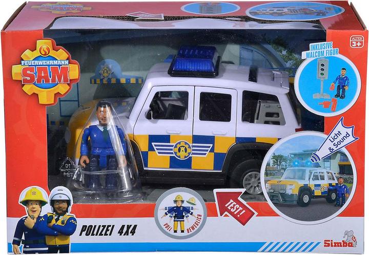 Image du produit Simba FS Sam police car 4x4 with figure
