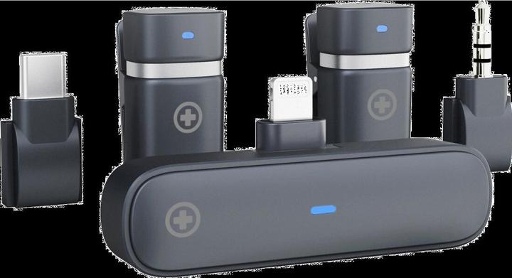 Produktbild Plusonic Wireless Mikrofone Kit PS-TDS9 "USB Type C/Lightning/3,5mm Klinke" WiFi-Micro / *ALLTRAVEL