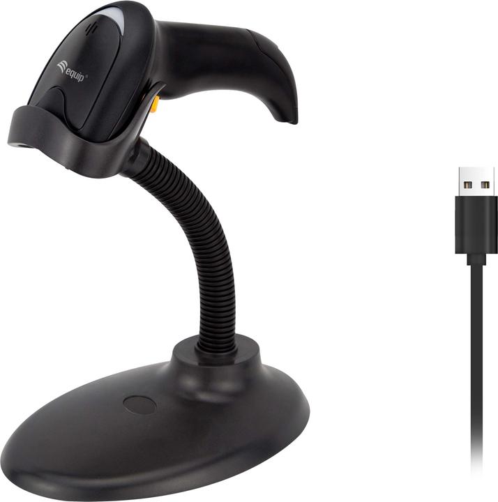 Produktbild equip Barcode Handscanner 2D Laser Kabel USB 1D2D (2D-Barcodes, 1D-Barcodes)