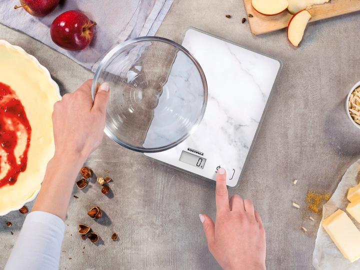 Actual product image Soehnle Digital Kitchen Scale Page Compact 300 Marble