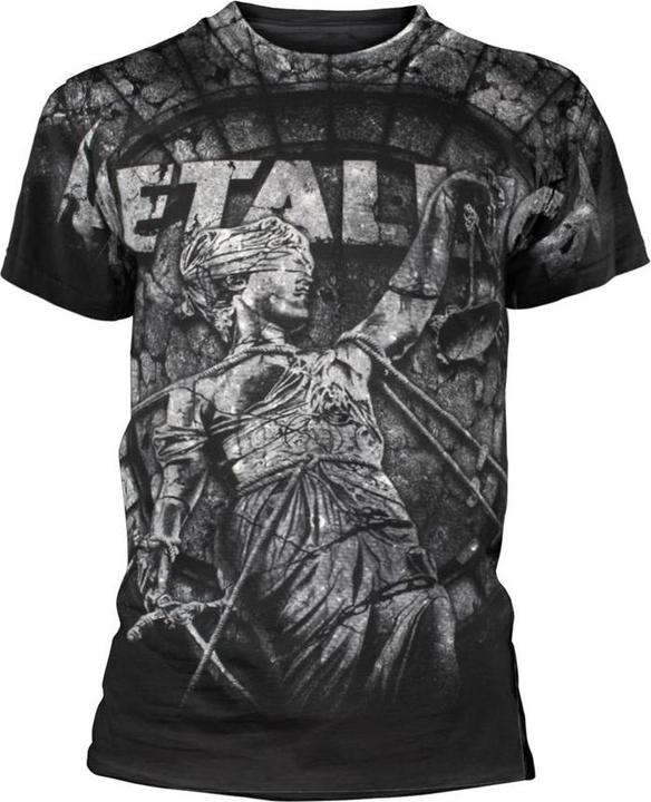 Actual product image Metallica Unisex Adult Stoned Justice All-Over Print T-Shirt (S)