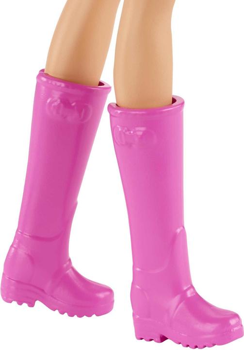 Immagine prodotto Barbie "Divertimento in fattoria", bambola (bionda), bancarella del mercato, cassa, verdura, pane