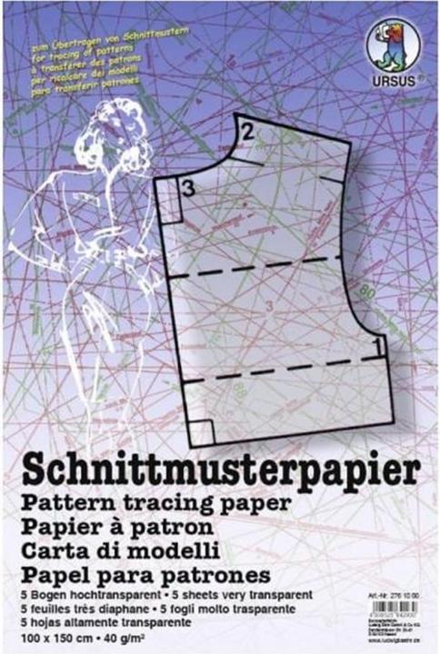 Actual product image Ursus Pattern paper (40 g/m², 5 x)