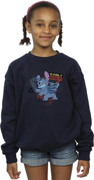 Immagine prodotto Disney Lilo And Stitch Easily Distracted Felpa Ragazze (140, 146)