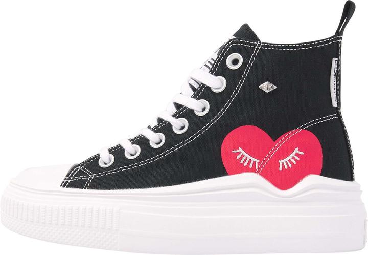 Black, Red Heart