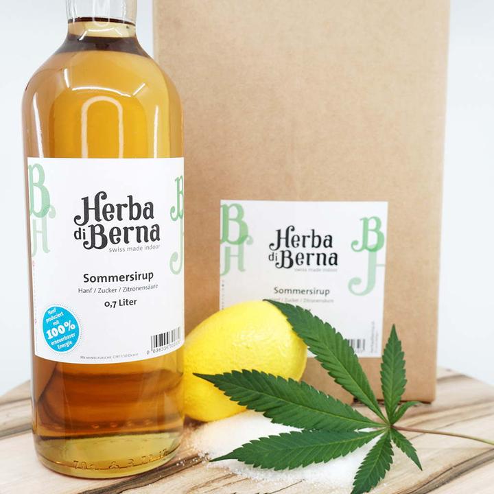 Produktbild Herba di Berna Hanfsirup Sommersirup (1 x 70 cl)