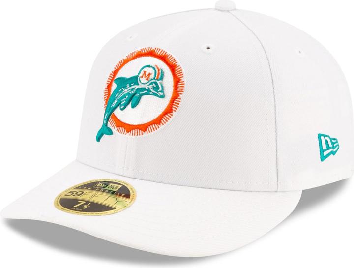Produktbild New Era 59Fifty Low Profile Retro Miami Dolphins (7 1/2)