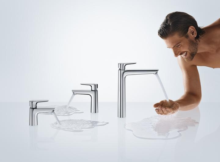 Produktbild hansgrohe Talis E 240 Waschtischmischer mit Bodenventil, Chrom