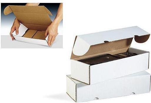 Produktbild Transpak Klappschachtel 1-wellig Masse 308x206x80mm Qualität 1.20 B weiss weiss (50 x)