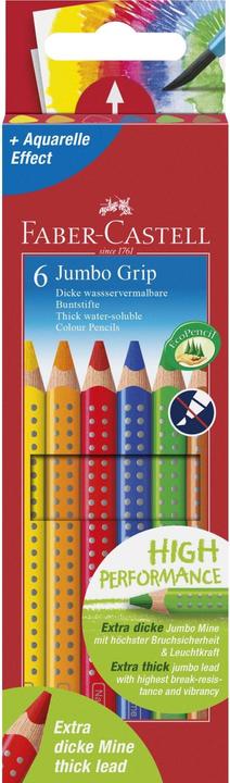 Image du produit Faber-Castell poignée jumbo (Multicolore, 6 x)