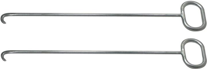 Actual product image Härke Manhole cover lifter length 800 mm with pointed U-hook galvanised